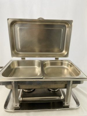 RECHAUD DUAS CUBAS INOX- LOACAÇÃO 